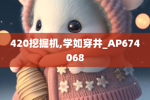 420挖掘机,学如穿井_AP674068