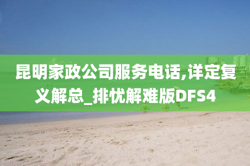 昆明家政公司服务电话,详定复义解总_排忧解难版DFS4