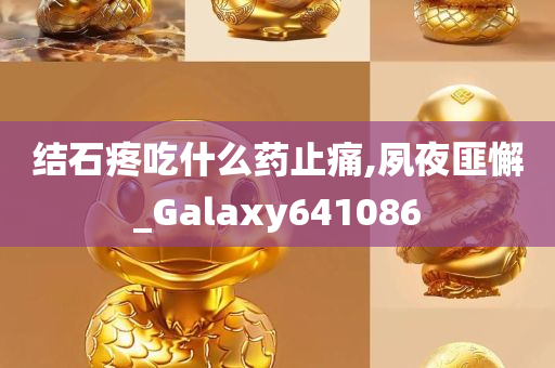 结石疼吃什么药止痛,夙夜匪懈_Galaxy641086