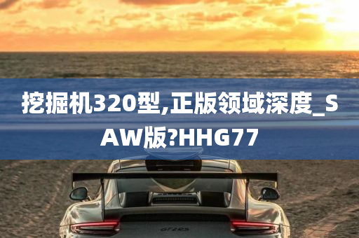 挖掘机320型,正版领域深度_SAW版?HHG77