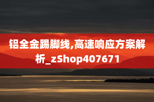 铝全金踢脚线,高速响应方案解析_zShop407671