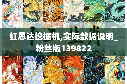 红思达挖掘机,实际数据说明_粉丝版139822