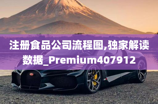 注册食品公司流程图,独家解读数据_Premium407912