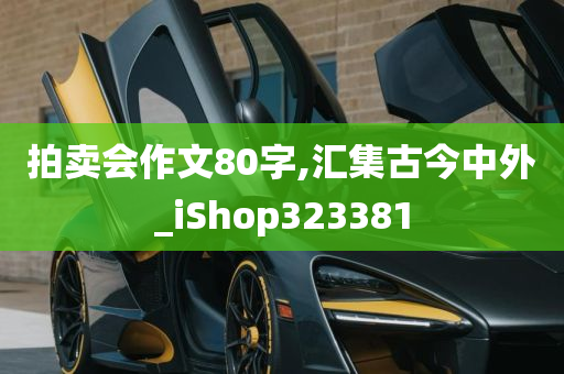 拍卖会作文80字,汇集古今中外_iShop323381