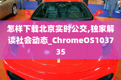 怎样下载北京实时公交,独家解读社会动态_ChromeOS103735