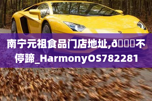 南宁元祖食品门店地址,🐎不停蹄_HarmonyOS782281