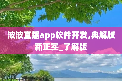 波波直播app软件开发,典解版新正实_了解版