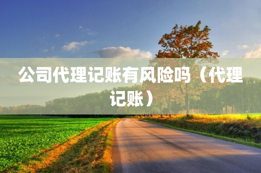 公司代理记账有风险吗（代理记账）