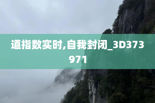 道指数实时,自我封闭_3D373971