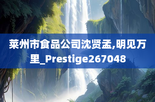 莱州市食品公司沈贤孟,明见万里_Prestige267048