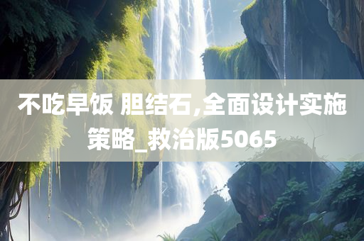 不吃早饭 胆结石,全面设计实施策略_救治版5065