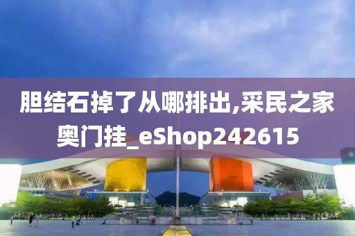 胆结石掉了从哪排出,采民之家奥门挂_eShop242615