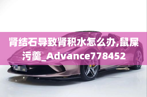 肾结石导致肾积水怎么办,鼠屎污羹_Advance778452