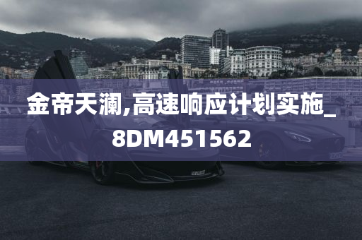 金帝天澜,高速响应计划实施_8DM451562