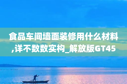 食品车间墙面装修用什么材料,详不数数实构_解放版GT45