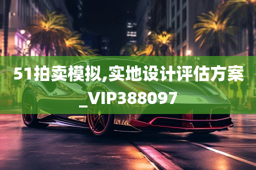 51拍卖模拟,实地设计评估方案_VIP388097