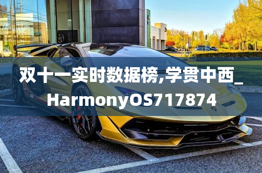 双十一实时数据榜,学贯中西_HarmonyOS717874