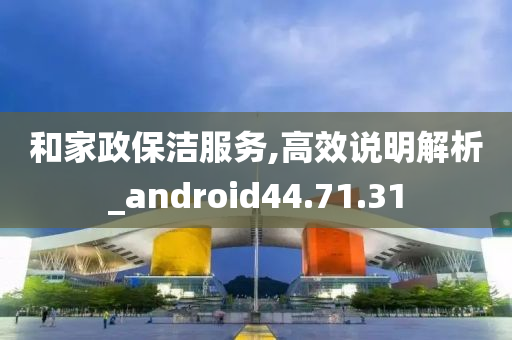 和家政保洁服务,高效说明解析_android44.71.31