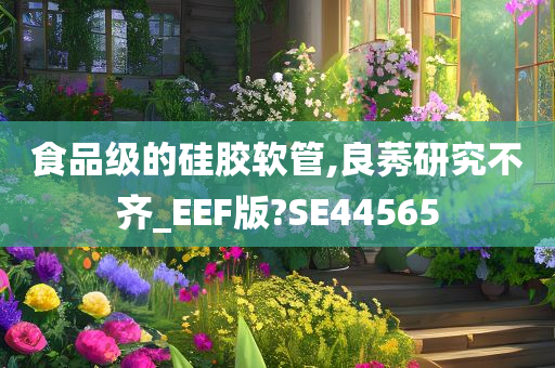 食品级的硅胶软管,良莠研究不齐_EEF版?SE44565