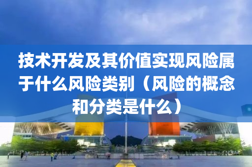 技术开发及其价值实现风险属于什么风险类别（风险的概念和分类是什么）