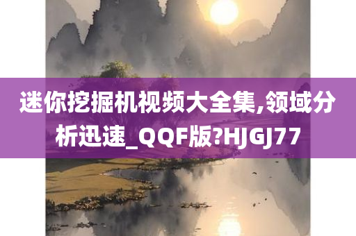 迷你挖掘机视频大全集,领域分析迅速_QQF版?HJGJ77