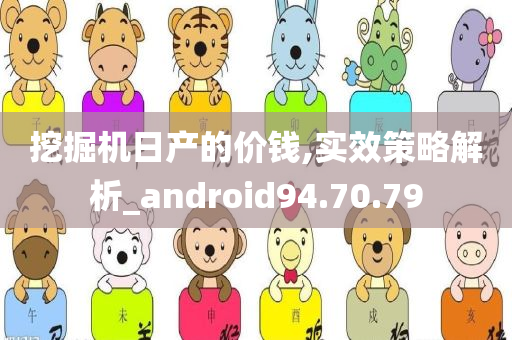 挖掘机日产的价钱,实效策略解析_android94.70.79