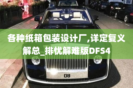 各种纸箱包装设计厂,详定复义解总_排忧解难版DFS4