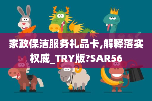 家政保洁服务礼品卡,解释落实权威_TRY版?SAR56