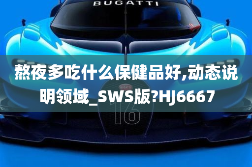 熬夜多吃什么保健品好,动态说明领域_SWS版?HJ6667