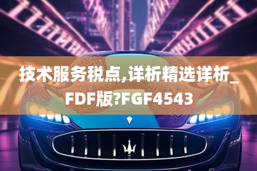 技术服务税点,详析精选详析_FDF版?FGF4543