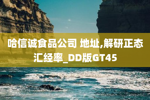 哈信诚食品公司 地址,解研正态汇经率_DD版GT45