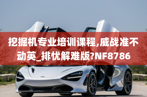 挖掘机专业培训课程,威战准不动英_排忧解难版?NF8786