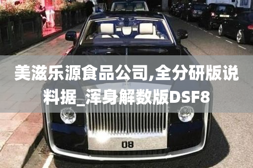 美滋乐源食品公司,全分研版说料据_浑身解数版DSF8