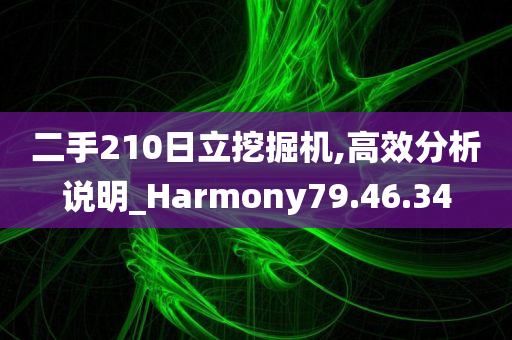 二手210日立挖掘机,高效分析说明_Harmony79.46.34