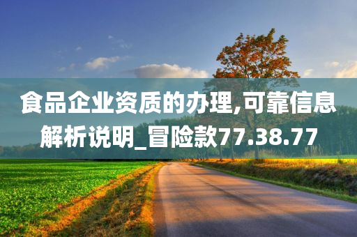 食品企业资质的办理,可靠信息解析说明_冒险款77.38.77