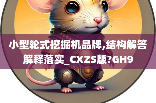 小型轮式挖掘机品牌,结构解答解释落实_CXZS版?GH9