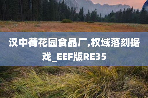 汉中荷花园食品厂,权域落刻据戏_EEF版RE35