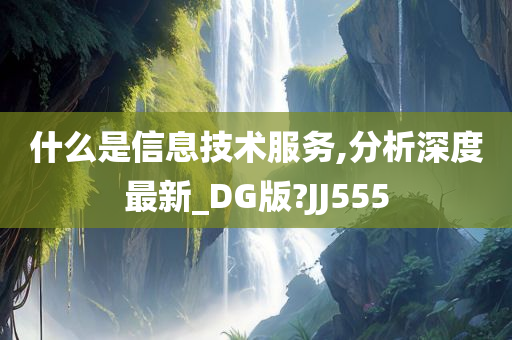 什么是信息技术服务,分析深度最新_DG版?JJ555