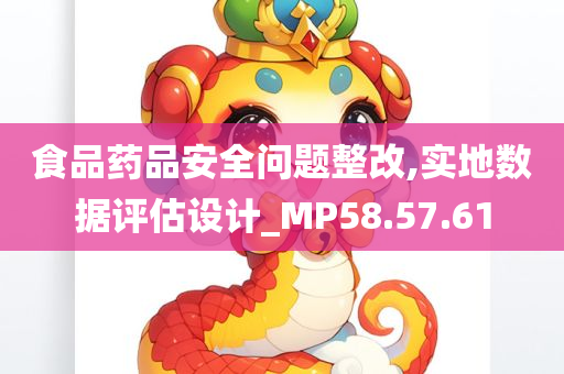 食品药品安全问题整改,实地数据评估设计_MP58.57.61