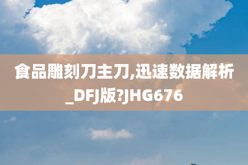 食品雕刻刀主刀,迅速数据解析_DFJ版?JHG676