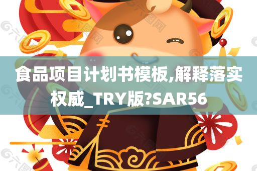 食品项目计划书模板,解释落实权威_TRY版?SAR56