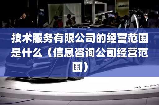 技术服务有限公司的经营范围是什么（信息咨询公司经营范围）