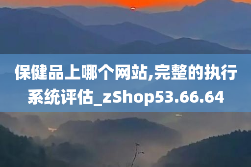 保健品上哪个网站,完整的执行系统评估_zShop53.66.64