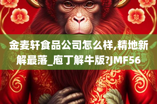 金麦轩食品公司怎么样,精地新解最落_庖丁解牛版?JMF56