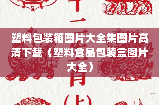 塑料包装箱图片大全集图片高清下载（塑料食品包装盒图片大全）