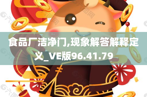 食品厂洁净门,现象解答解释定义_VE版96.41.79