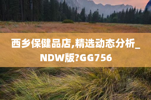 西乡保健品店,精选动态分析_NDW版?GG756