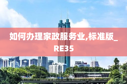 如何办理家政服务业,标准版_RE35