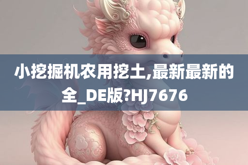 小挖掘机农用挖土,最新最新的全_DE版?HJ7676