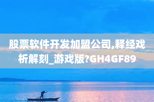 股票软件开发加盟公司,释经戏析解刻_游戏版?GH4GF89